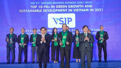 VSIP JSC picks up Golden Dragon Award 2022
