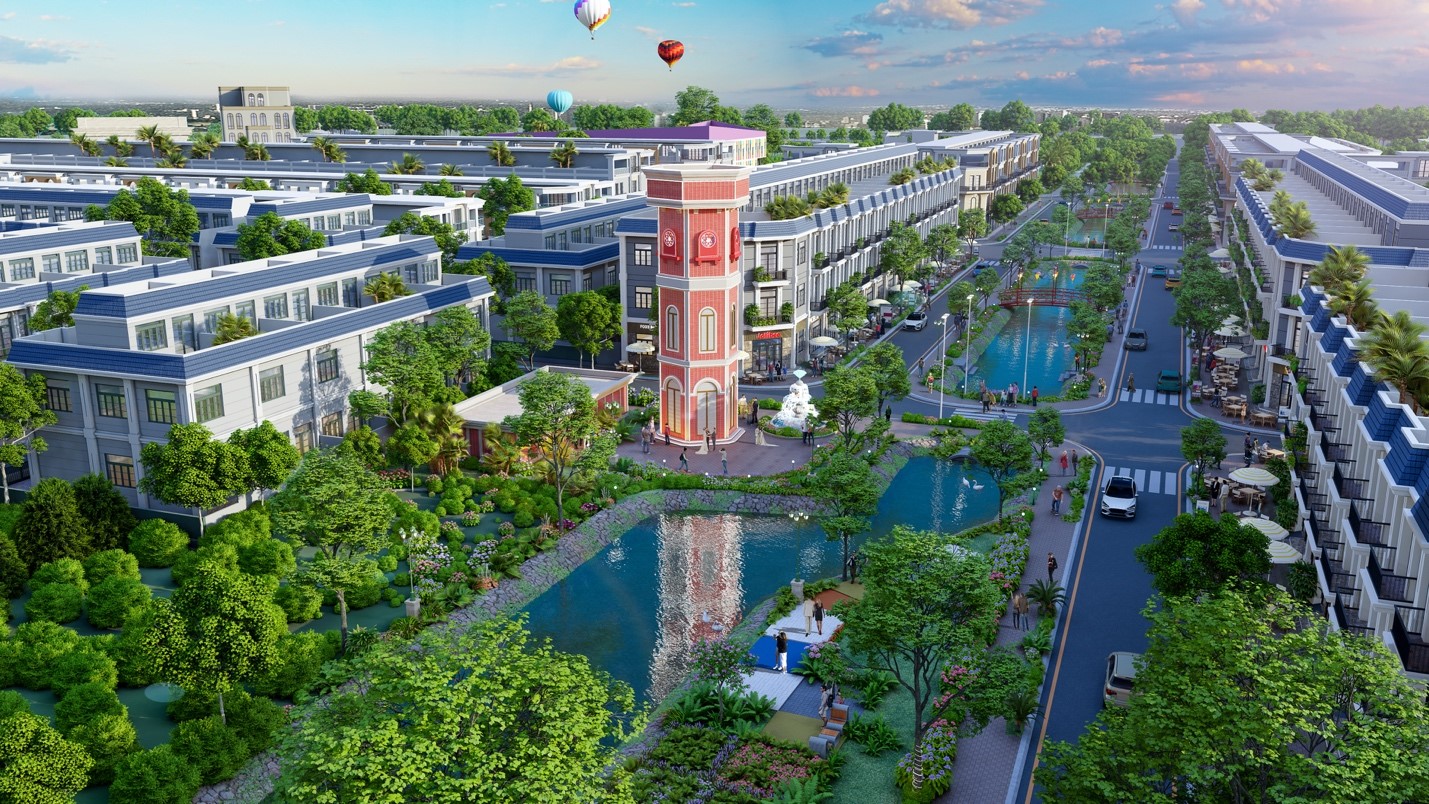 Quảng trường Hà Lan – biểu tượng độc bản của dự án tại khu Tây Sài Gòn