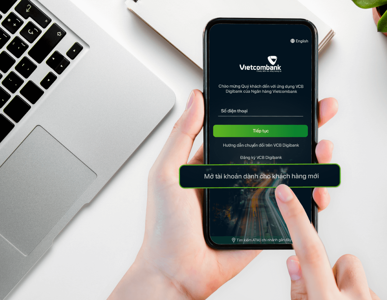 Số lượng người d&ugrave;ng hằng th&aacute;ng của Vietcombank l&agrave; 12,2 triệu.