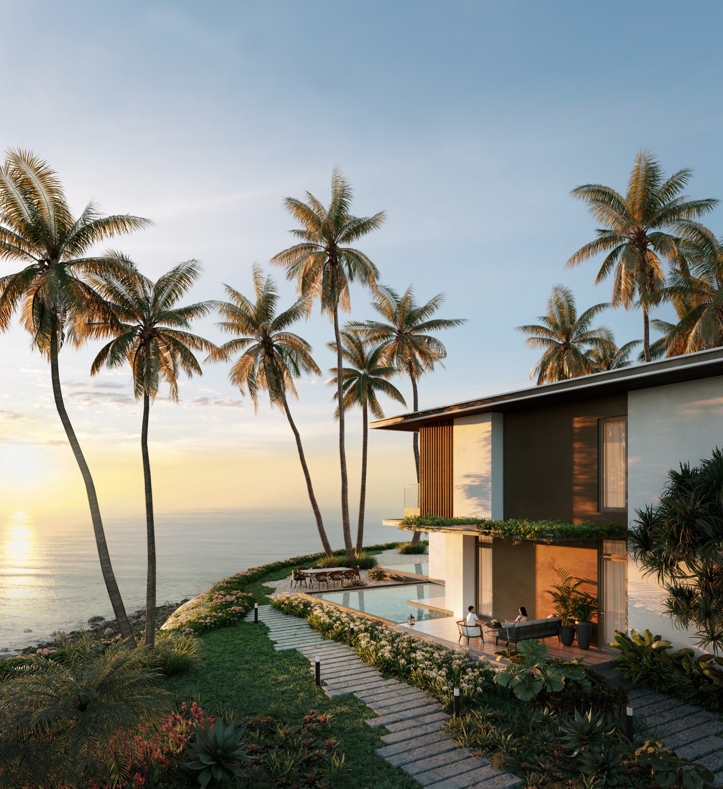 Gran Meliá Nha Trang đón trọn vẹn ánh bình minh tinh khiết và là điểm ngắm hoàng hôn triệu đô.