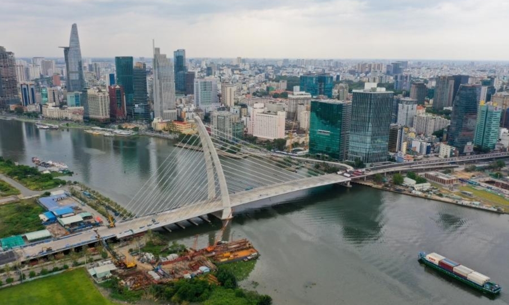 Cầu Thủ Thiêm 2 (cầu Ba Son) sẽ được khánh thành vào ngày 30/4 sắp tới.