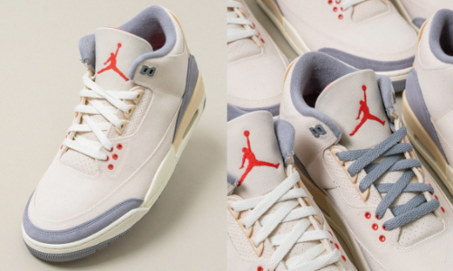 Đôi giày Air Jordan 3 “Muslin” ra mắt với chất liệu hoàn toàn mới