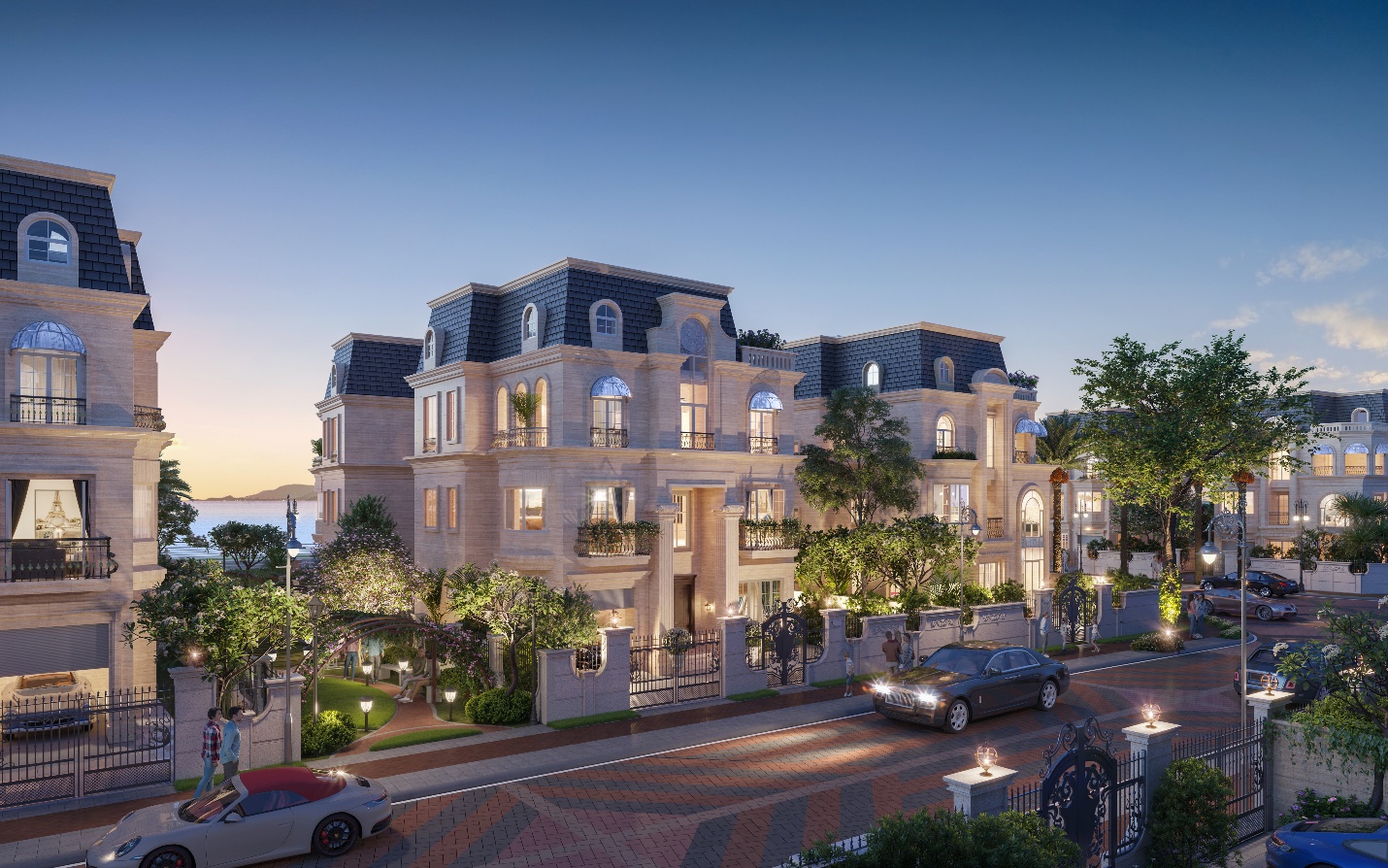 Bước ra cửa vài bước chân là tới biển, chỉ vài phút là kết nối đến hệ thống tiện ích đắt giá nội - ngoại khu.