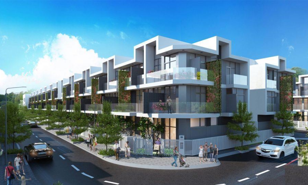 Phối cảnh dự án Khu dân cư Vạn Đạt Hóc Môn được các trang mua bán bất động sản rao bán.