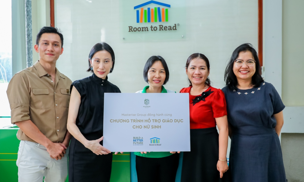 Đại diện Masterise Group tới thăm và trao đổi với đại diện Room to Read về việc đồng hành cùng Hỗ trợ giáo dục cho nữ sinh.