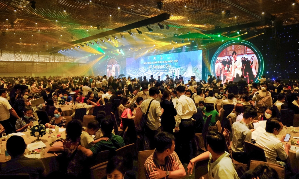 Không khí nhộn nhịp tại sự kiện giới thiệu MT Eastmak City.