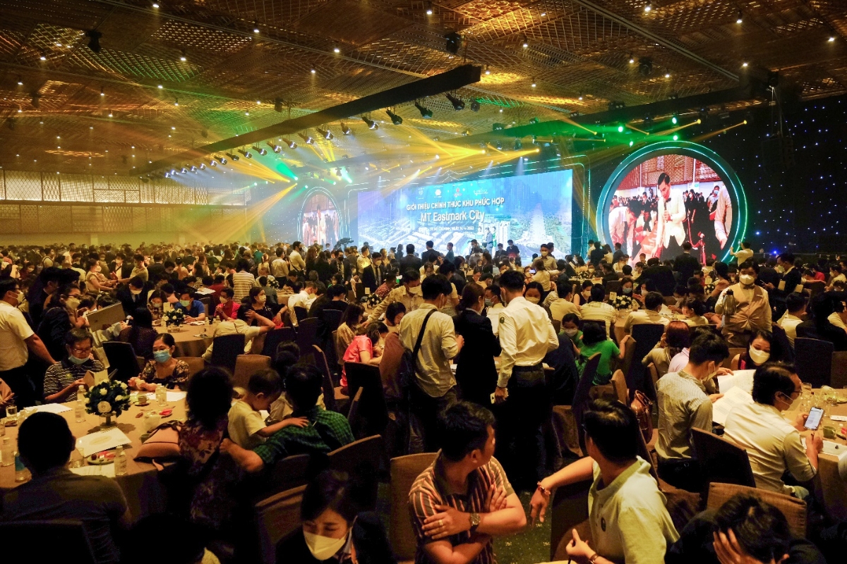 Không khí nhộn nhịp tại sự kiện giới thiệu MT Eastmak City.