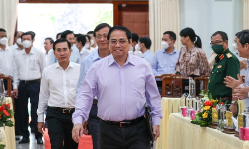 Thủ tướng: Ninh Thuận cần tìm ra đột phá để tự lực, tự cường đi lên