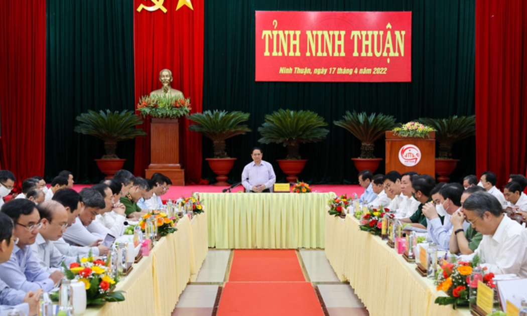 Thủ tướng phát biểu tại buổi làm việc - Ảnh: VGP