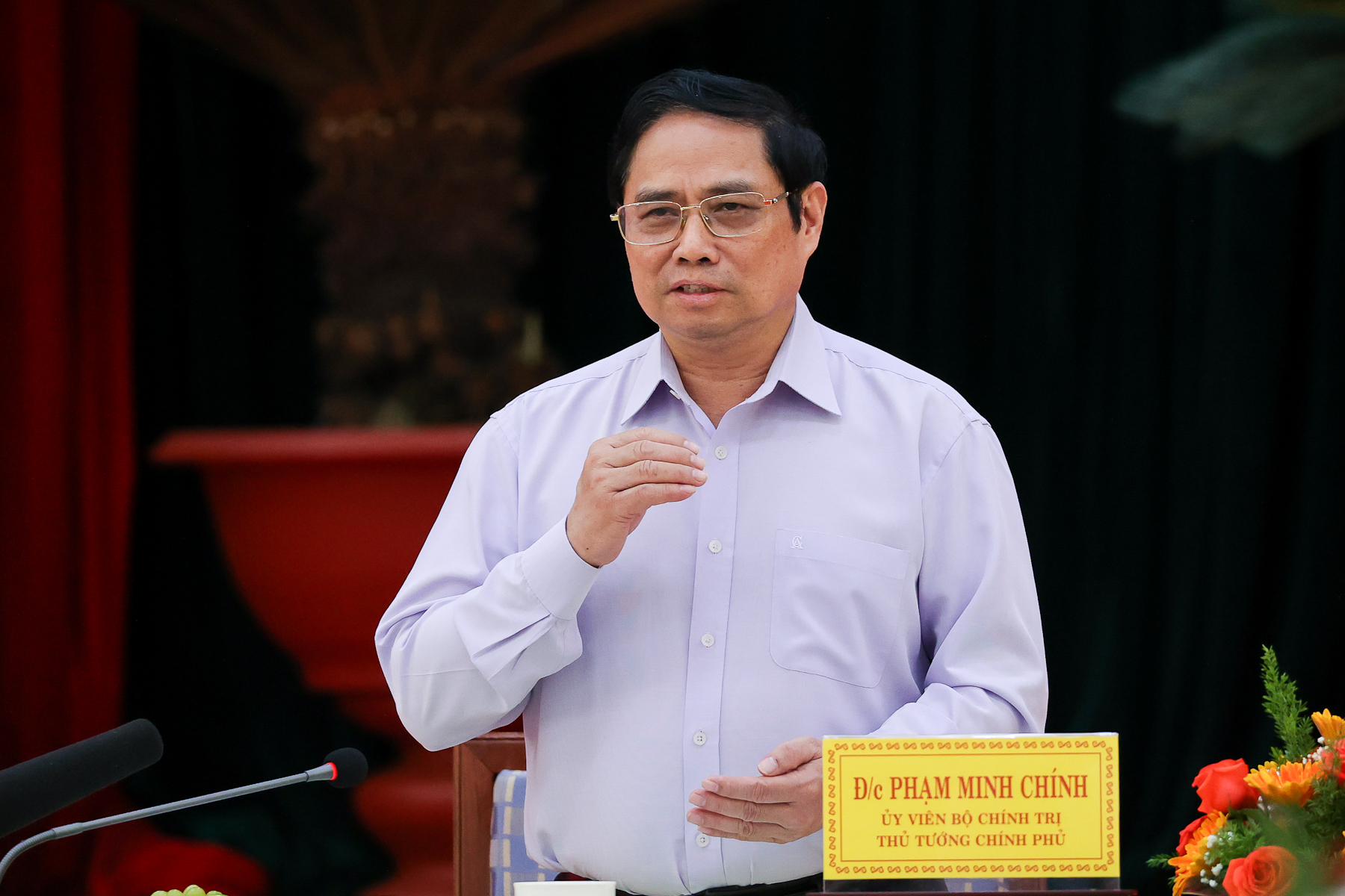 Thủ tướng đánh giá tỉnh Ninh Thuận có tiềm năng lớn về du lịch, nằm ở ngã ba vùng trọng điểm du lịch quốc gia - Ảnh: VGP