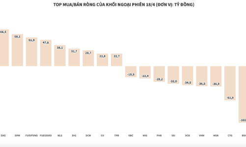 Khối ngoại bán ròng nhẹ, tập trung xả HPG và BVH