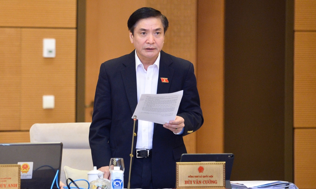 Tổng Thư ký Quốc họi, Chủ nhiệm Văn phòng Quốc hội Bùi Văn Cường - Ảnh: Quochoi.vn