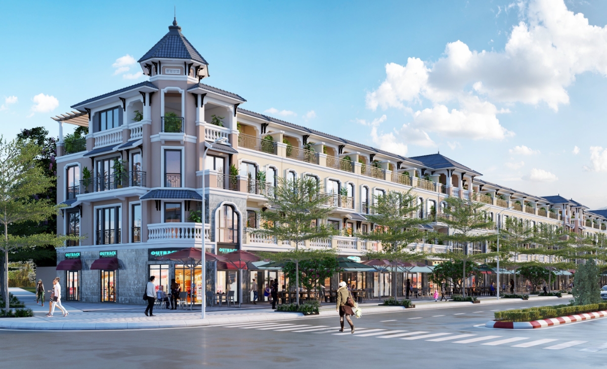 100% căn shophouse thuộc Dự án Imperia Grand Plaza Đức Hòa nằm trên mặt tiền trục đường 3/2 lớn nhất thị trấn Hậu Nghĩa.