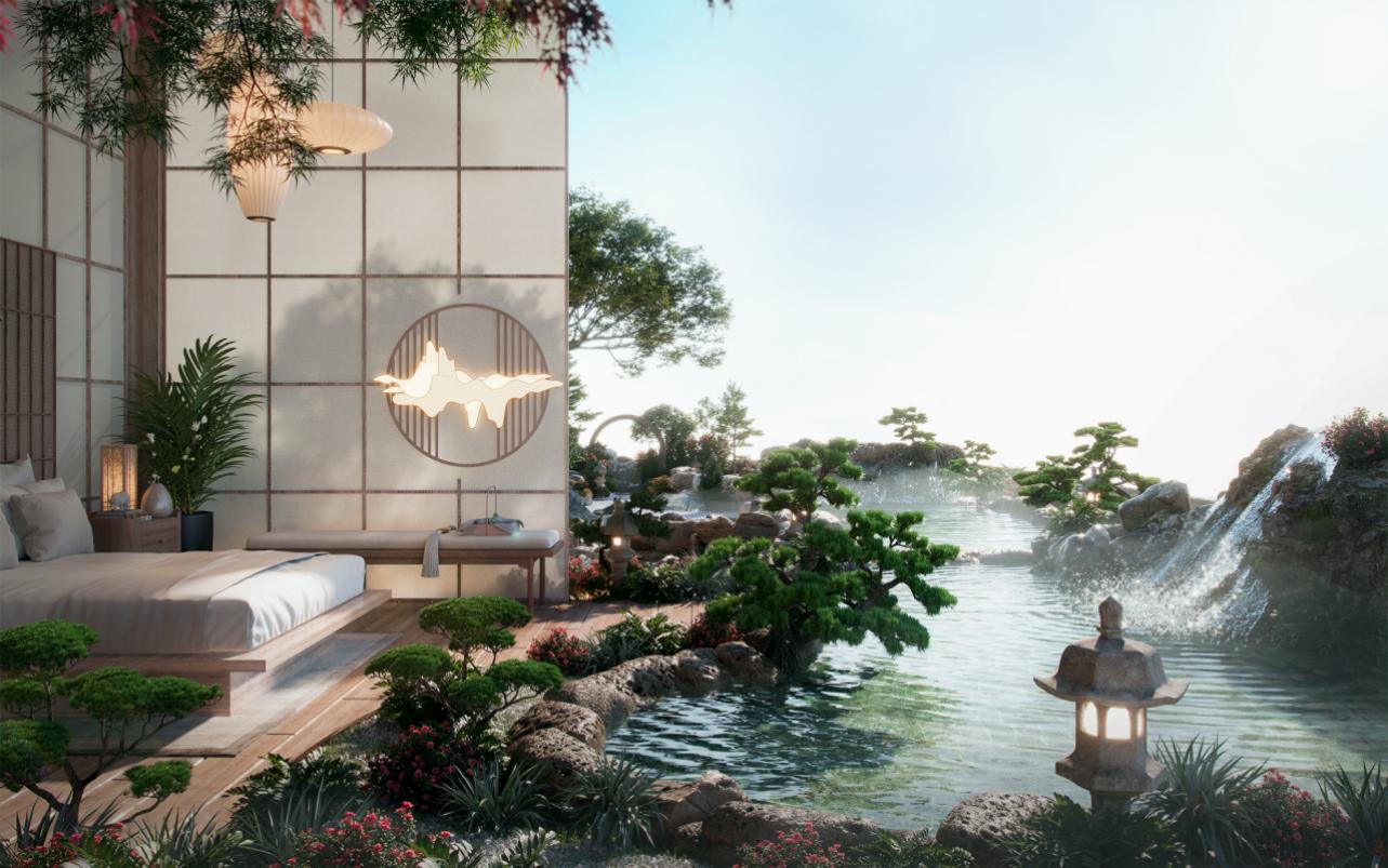 Hệ thống kho&aacute;ng n&oacute;ng trong dự &aacute;n Shizen Home.