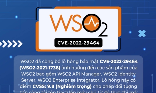 Cảnh báo nguy cơ tấn công máy chủ từ xa qua lỗ hổng CVE-2022-29464