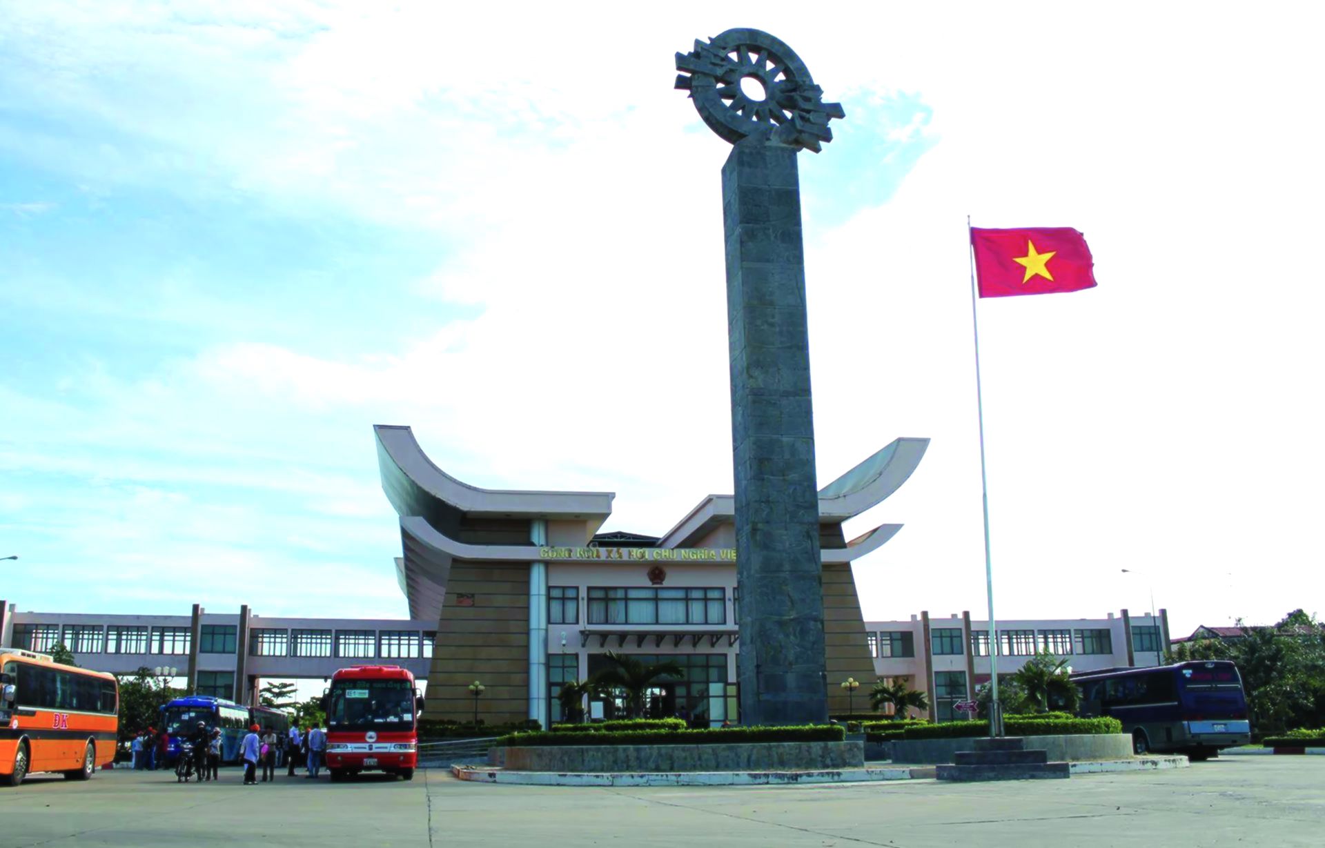 Cửa khẩu Mộc Bài, tỉnh Tây Ninh.