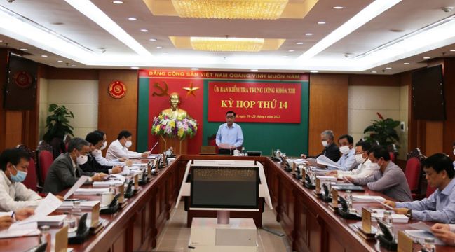 Ủy ban Kiểm tra Trung ương họp Kỳ thứ 14 - Ảnh: UBKTTƯ