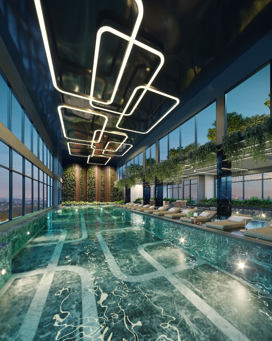 Bộ sưu tập 22 tiện ích nội khu đặc quyền chuẩn quốc tế đậm chất Wellness tại Masteri West Heights.