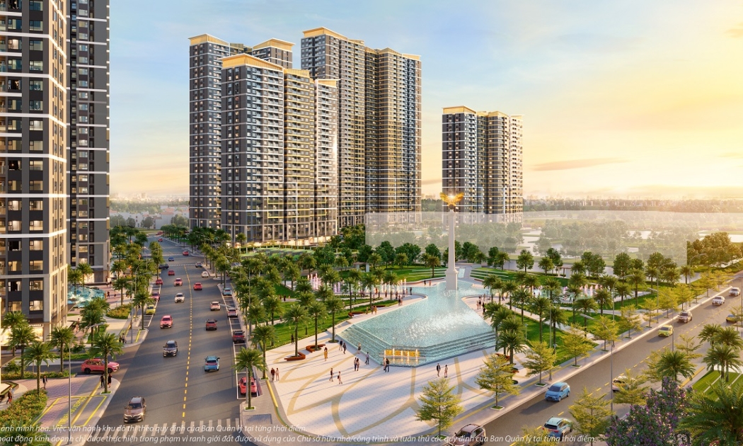 Quảng trường Golden Eagle lộng lẫy - biểu tượng của The Beverly Solari.