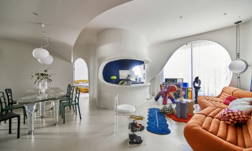 Căn hộ “hang đá” độc đáo và nghệ thuật tại Thảo Điền