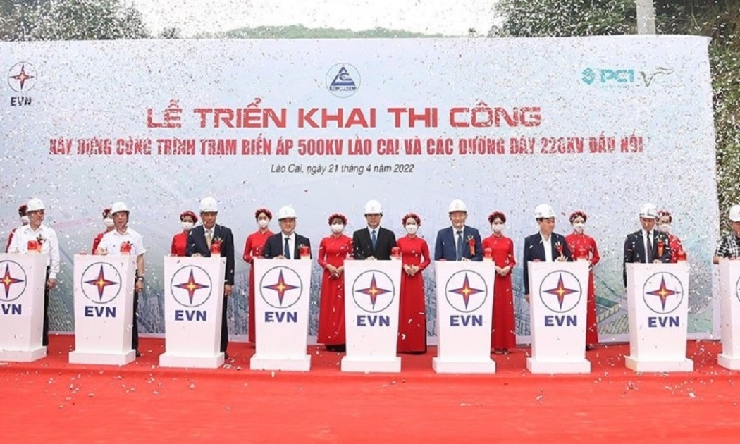 Lễ khởi công công trình Trạm biến áp 500kV Lào Cai và các đường dây 220kV đấu nối.