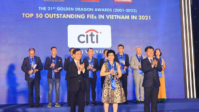 Citi named among top 50 outstanding FIEs in Vietnam