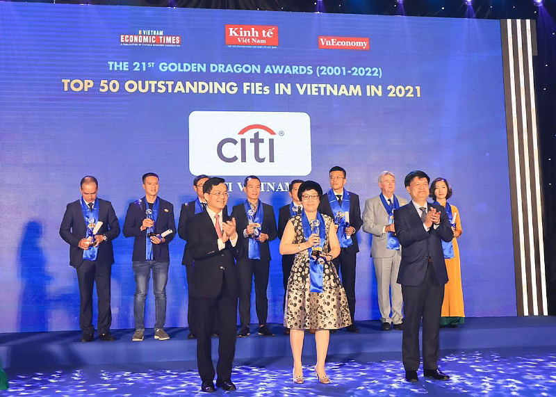 Citi named among top 50 outstanding FIEs in Vietnam