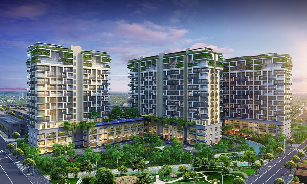 Phối cảnh dự án Fiato Premier tại trung tâm thành phố Thủ Đức.