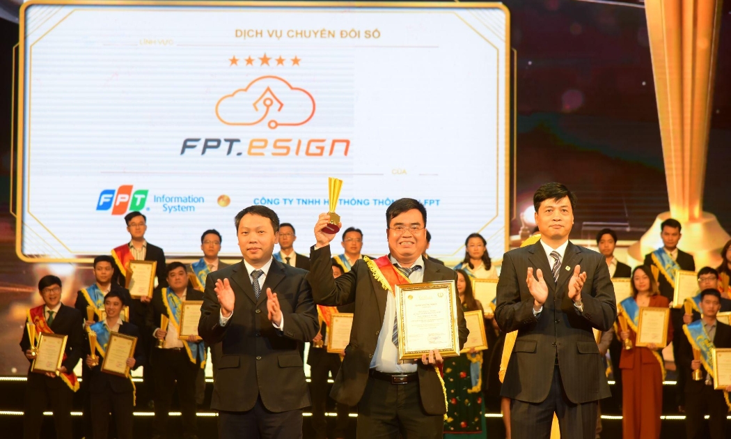 FPT.eSign là giải pháp duy nhất về chữ ký số từ xa được xếp hạng 5 sao tại Sao Khuê 2022.