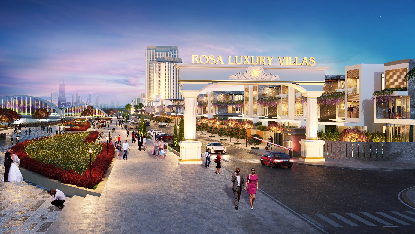 Khu biệt thự Rosa Luxury Villas nơi giao thoa hai miền di sản.