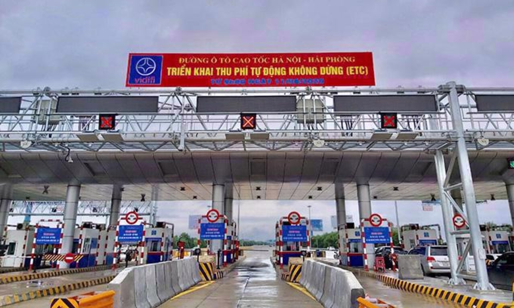 Cao tốc Hà Nội - Hải Phòng dự kiến thu phí tự động không dừng hoàn toàn từ ngày 1/6.