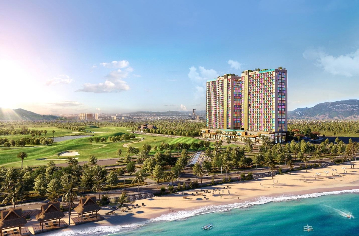 Mỗi công trình do Onsen Fuji kiến tạo đều là những biểu tượng thay đổi diện mạo địa phương (Ảnh dự án Dolce Penisola Quảng Bình).