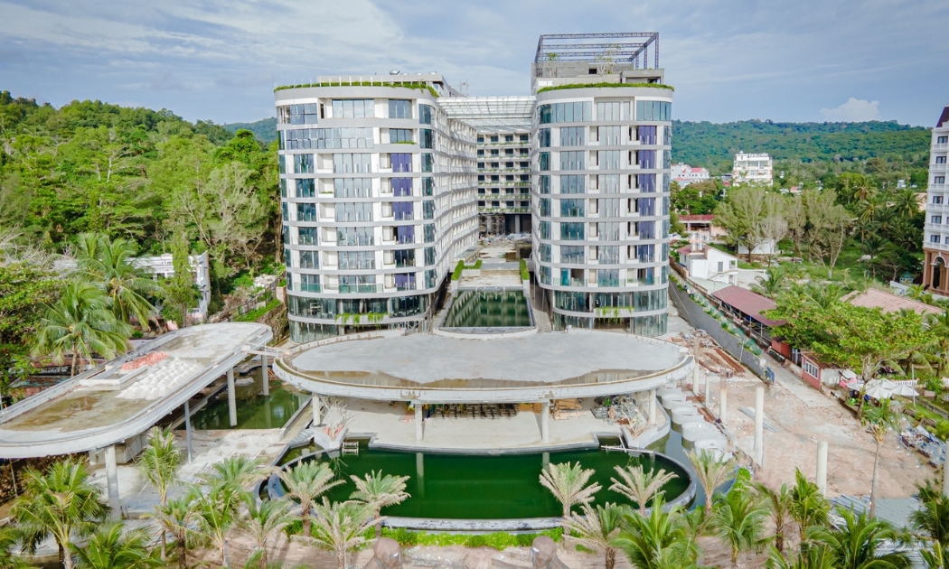 Long Beach Resort Phú Quốc đã hoàn thiện 98%, chuẩn bị sẵn sàng để đưa vào vận hành từ 25/10/2022.