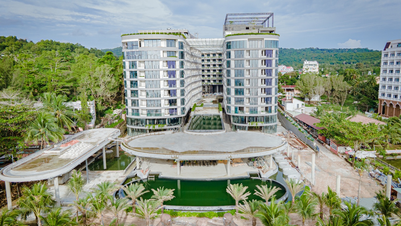 Long Beach Resort Phú Quốc đã hoàn thiện 98%, chuẩn bị sẵn sàng để đưa vào vận hành từ 25/10/2022.