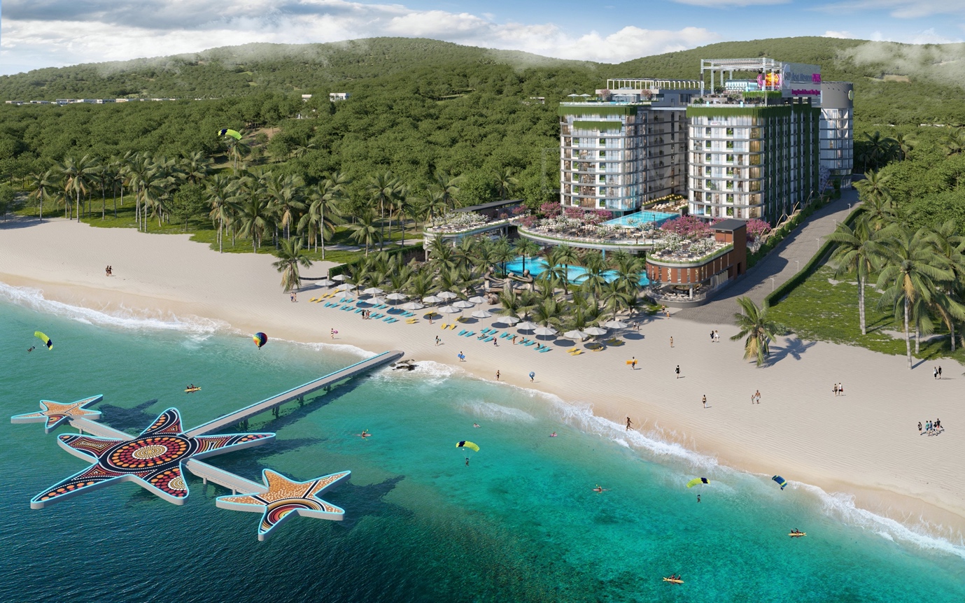 Long Beach Resort Phú Quốc có vị trí vô cùng đắc giá khi tọa lạc ngay bãi biển tại trung tâm Dương Đông