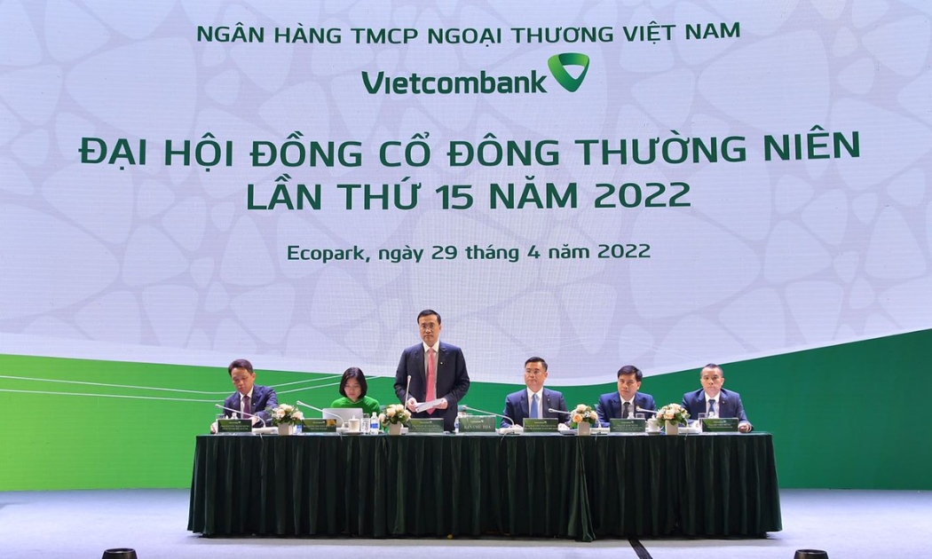 Toàn cảnh Đại hội cổ đông Vietcombank.