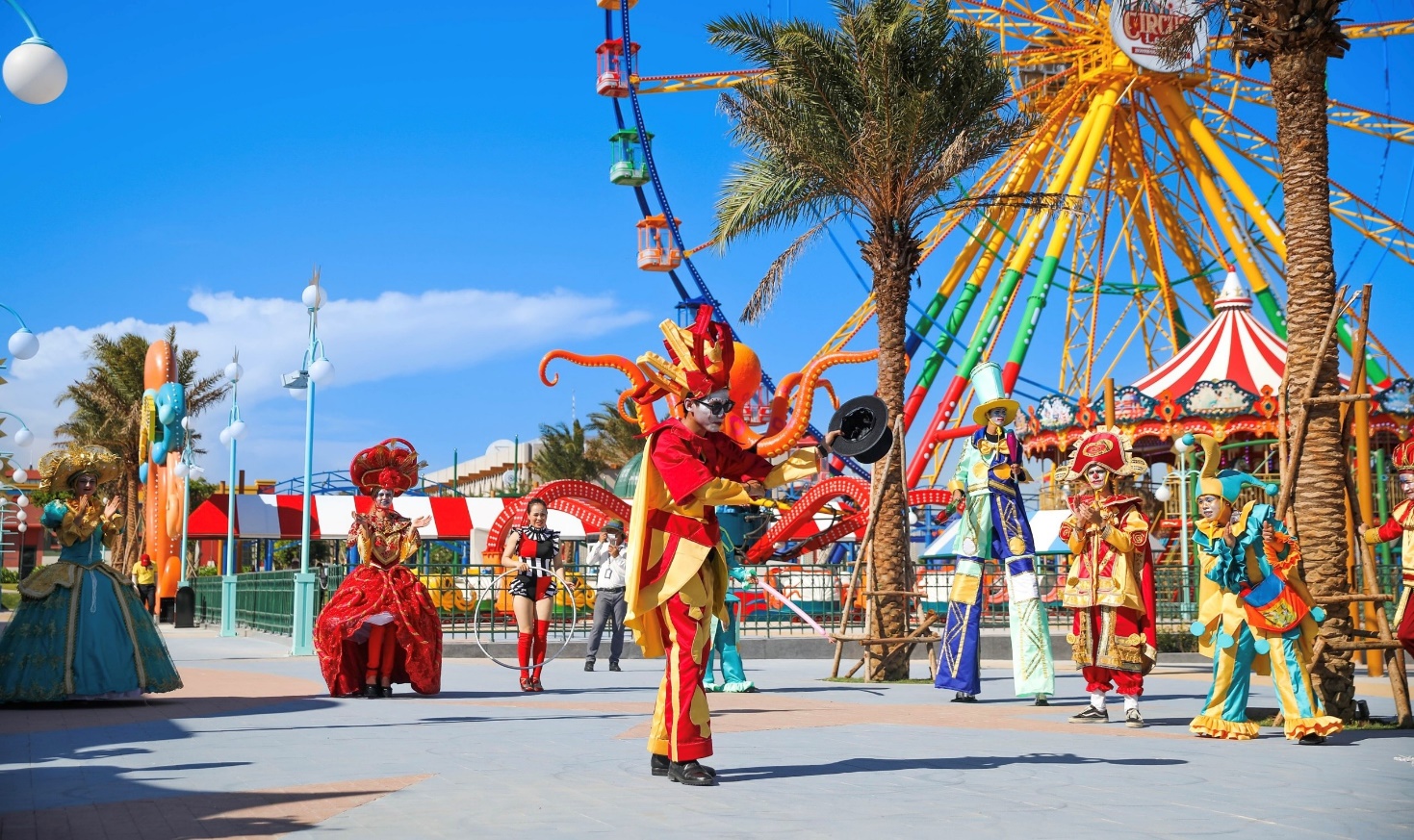 Công viên Circus Land tại NovaWorld Phan Thiet do Nova Dreams thuộc Nova Service quản lý và vận hành.