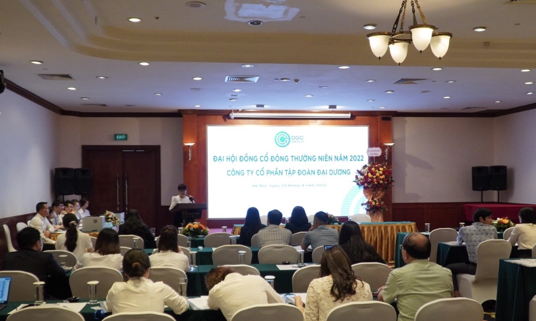 Đại hội cổ đông OGC tổ chức thành công vào sáng ngày 29/4/2022.