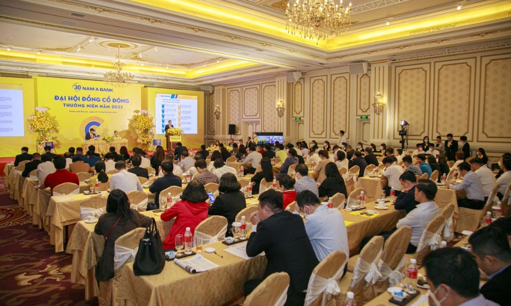 Đại hội đồng cổ đông thường niên 2022 của Nam A Bank đồng thuận chia cổ tức bằng cổ phiếu với tỉ lệ lên đến gần 29%