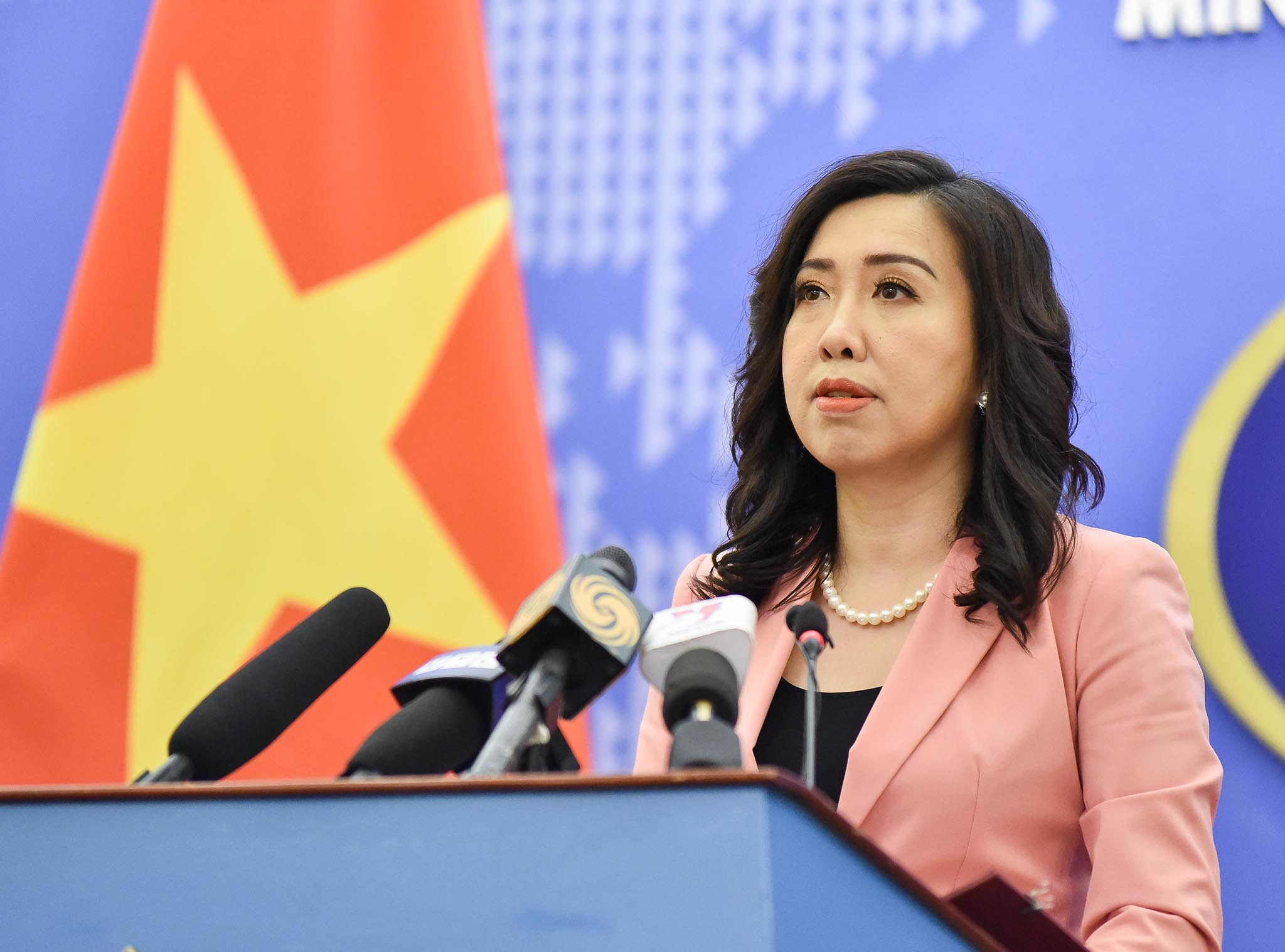 Người Phát ngôn Bộ Ngoại giao Việt Nam Lê Thị Thu Hằng - Ảnh: Bộ Ngoại giao