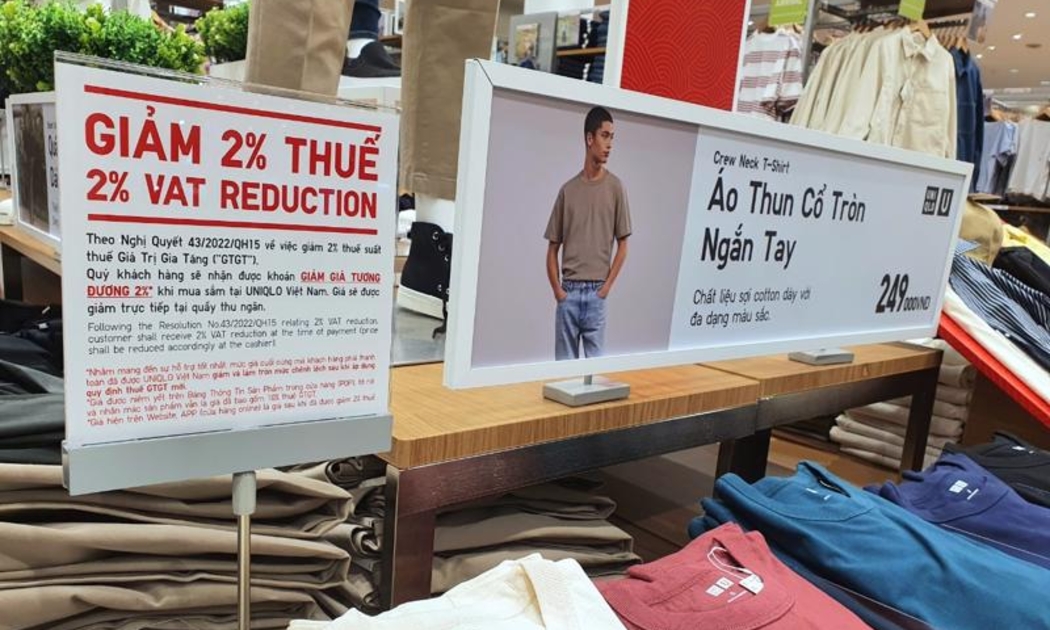 Hiện hàng hóa, dịch vụ được giảm thuế VAT 2% theo Nghị định số 15 phải ghi hoá đơn riêng.