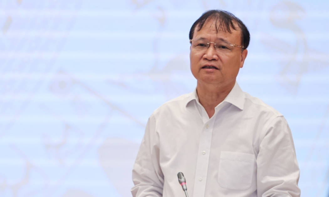 Thứ trưởng Bộ Công Thương Đỗ Thắng Hải tại họp báo - Ảnh: VGP