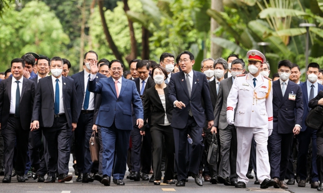 Thủ tướng Phạm Minh Chính và Thủ tướng Kishida Fumio nhất trí cao về các phương hướng và biện pháp cụ thể nhằm đưa quan hệ đối tác chiến lược bước vào giai đoạn phát triển mới - Ảnh VGP