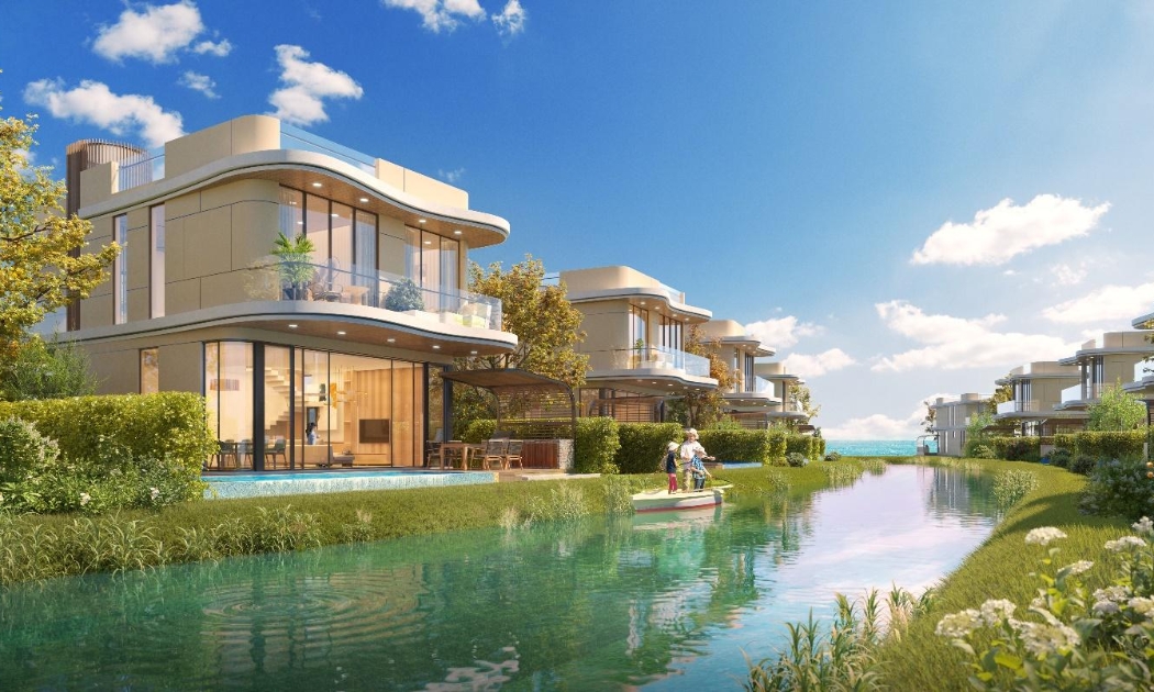 Sống thư thái và khỏe mạnh hơn bên dòng kênh đào mát trong (Ảnh render Venezia Beach).