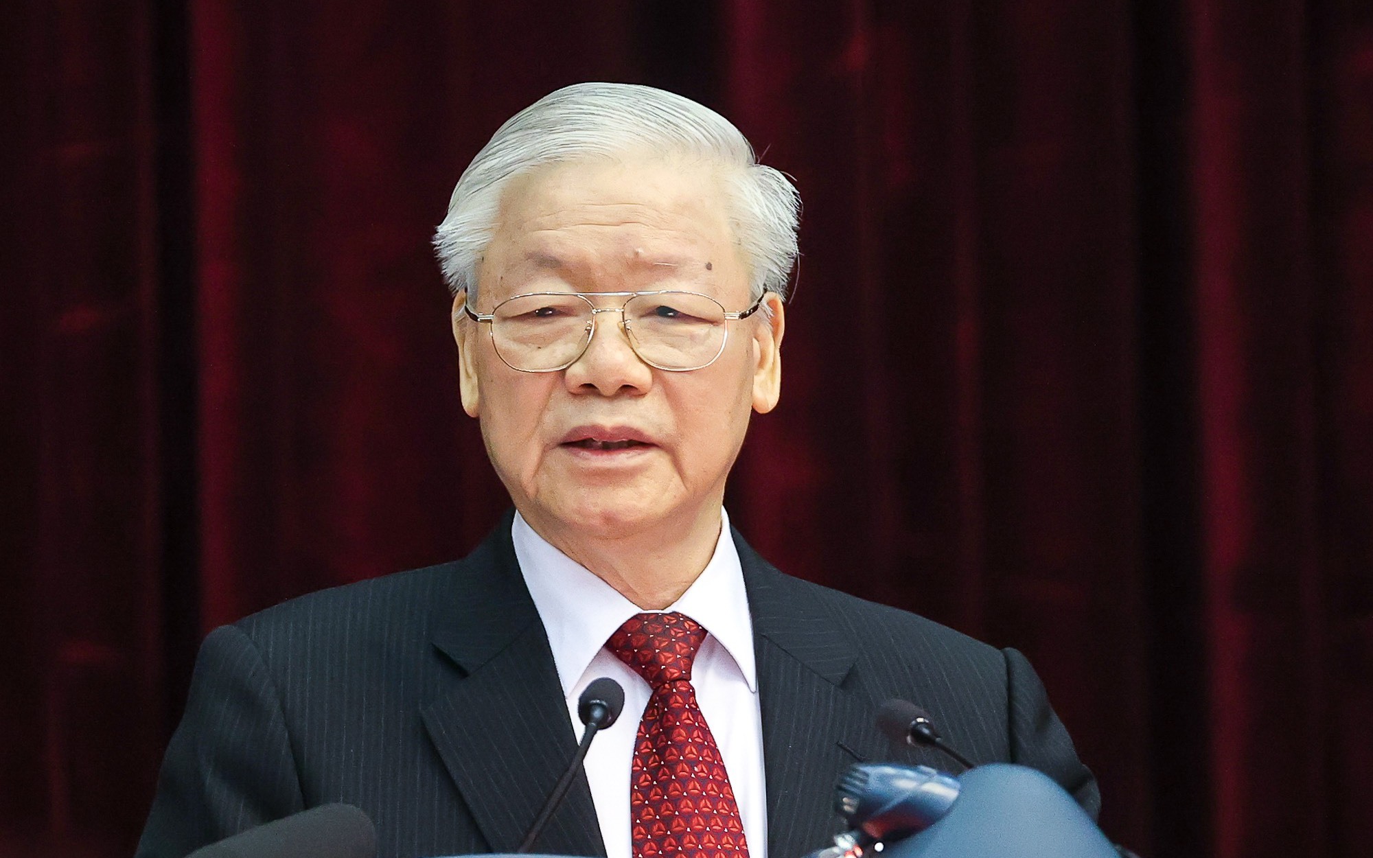 Tổng Bí thư Nguyễn Phú Trọng phát biểu tại Hội nghị - Ảnh: VGP