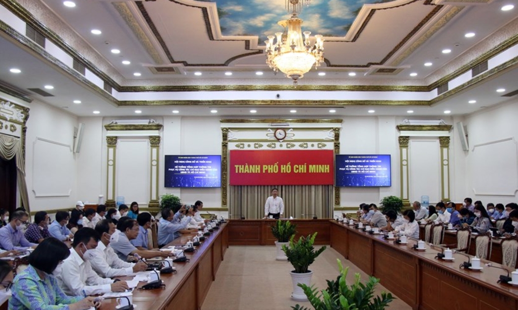Phó Chủ tịch UBND TP.HCM Dương Anh Đức chủ trì buổi công bố Hệ thống tổng hợp thông tin kinh tế xã hội và Hệ thống theo dõi việc xử lý phản ánh, kiến nghị của người dân qua Tổng đài 1022.