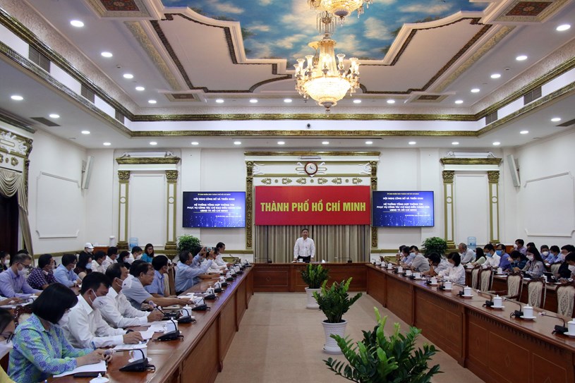 Phó Chủ tịch UBND TP.HCM Dương Anh Đức chủ trì buổi công bố Hệ thống tổng hợp thông tin kinh tế xã hội và Hệ thống theo dõi việc xử lý phản ánh, kiến nghị của người dân qua Tổng đài 1022.