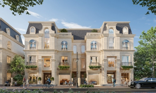 Kiệt tác The Sapphire Mansions được tạo nên từ gỗ quý và đá tự nhiên