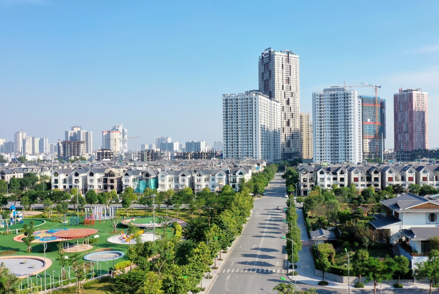 Biệt thự, liền kề nội đô Hà Nội khan hiếm (ảnh khu đô thị Dương Nội)