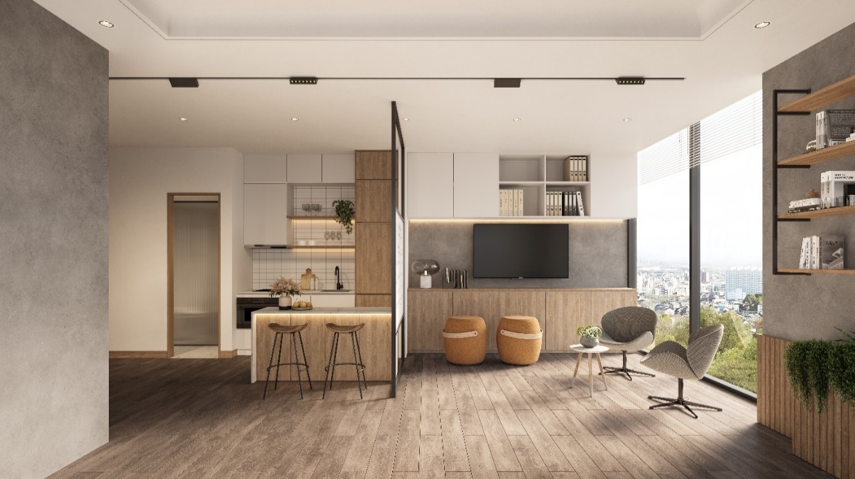 Với diện t&iacute;ch từ 28 - 40m2, mỗi căn hộ Elitez by Astral City được thiết kế linh hoạt, t&ugrave;y biến c&ocirc;ng năng ph&ugrave; hợp với nhu cầu đa dạng của kh&aacute;ch h&agrave;ng.